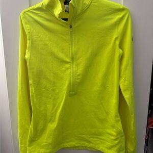 Nike Bright Yellow Quarter-Zip Pullover